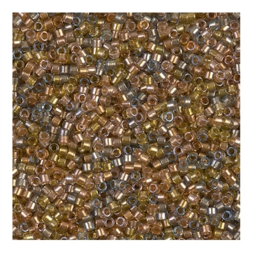 Miyuki Delica 11/0 DB0981 - Spkl Lined Sand Dune Mix x8g