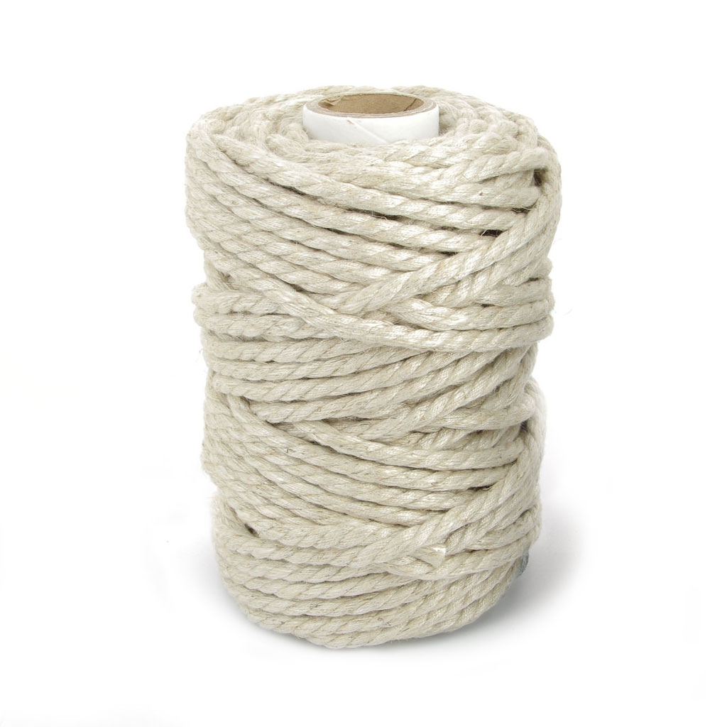 Cordon en coton macramé beige 3 mm x 200 m|couleurs pour bricoler|Fabriquez votre