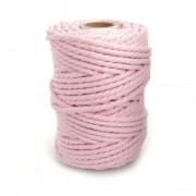Bobine de cordon en coton pour macramé 5 mm - Blush x 50m|raw }}