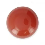 Cabochon rond imitation Cornaline 20 mm x1