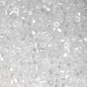 Miyuki Delica 11/0 Hex Cut DBC0050 - Crystal Luster x8g