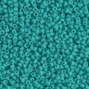 Rocaille Miyuki 11/0 412F - Mat Opaque Turquoise Green x8g