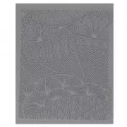 Plaque de texture Helen Breil pour pâte polymère 10.5x13 cm Conga Line