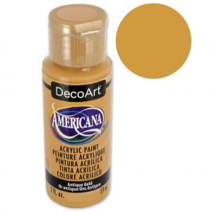 Peinture acrylique haute qualité - DecoArt Americana - Antique Gold x 59ml