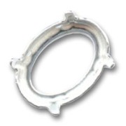 Serti griffe pour cabochon PureCrystal 4120 8x6 mm - Argenté x1