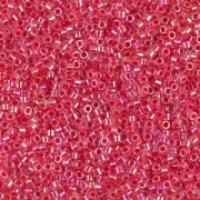 Miyuki Delica 11/0 DB0075 - Dark Coral Lined Crystal AB x8g|raw }}