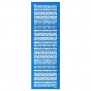 Silk Screen Moiko pour bracelet 26.5x8.5 cm - Motif Frises aztèques 7.38|raw }}