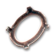 Serti griffe pour cabochon PureCrystal 4120 8x6 mm - Cuivre Vieilli x1|raw }}