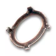 Serti griffe pour cabochon PureCrystal 4120 8x6 mm - Cuivre Vieilli x1