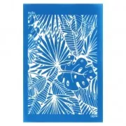 Silk Screen Moiko pour Pâte polymère 74x105 mm - Motif Jungle