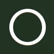 Anneau 26 mm Blanc x1