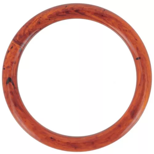 Anneau 26.5 mm imitation Ambre x1