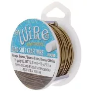 Fil de cuivre Craft Wire souple 0.81 mm Vintage bronze x 9.14 m