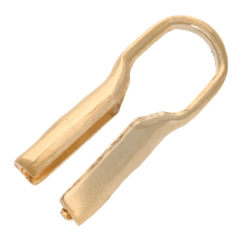 Embout à serrer pour cordon 1.3 mm - Plaqué Or 3 microns x1