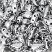 Perles en verre DropDuo® 2 trous 3x6 mm Labrador x50