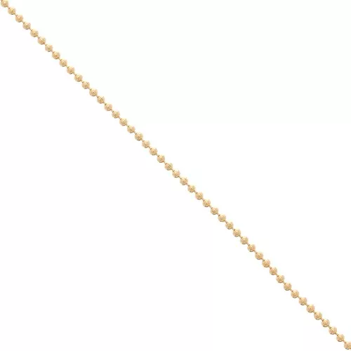 Chaîne maille boule 1.5 mm Doré à l'or fin x1m