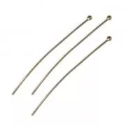 Clous tête boule 50x0.7 mm - bronze x20