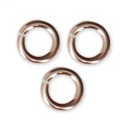 Anneaux ouverts 5x1 mm en Rose Gold filled (or laminé)  x10|raw }}