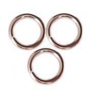 Anneaux ouverts 8x1 mm en Rose Gold filled (or laminé)  x10|raw }}