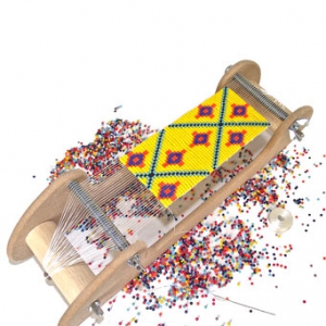 Métier à tisser des perles kit basique pour créations de bijoux fantaisie DIY