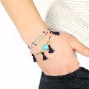 Cabochon PureCrystal 1122 Rivoli 12 mm Tanzanite x1