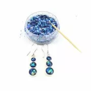 Paillettes pour résine - Effet Mica - Chartreuse x7g