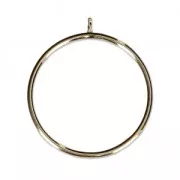 Bague pour semi-percée 6 - 8 - 10 mm Taille 49 en Gold filled (or laminé)  x1