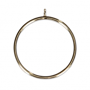 Bague pour semi-percée 6 - 8 - 10 mm Taille 49 en Gold filled (or laminé)  x1