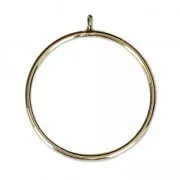 Bague pour semi-percée 6 - 8 - 10 mm Taille 52 en Gold filled (or laminé) x1