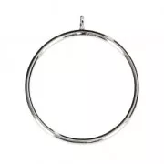 Bague pour semi-percée 6 / 8 et 10 mm en Argent 925 Taille 49 x1