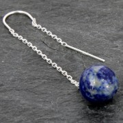 Chaines d'oreilles traversantes 48 mm pour semi-percées en Argent 925 x2