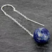 Chaines d'oreilles traversantes 48 mm pour semi-percées en Argent 925 x2