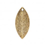 Sequins diamantés navette 18x8 mm doré x5|raw }}