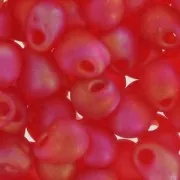 Mini-gouttes Miyuki 3.4 mm DP140FR - Mat Tr Red Orange AB x8g