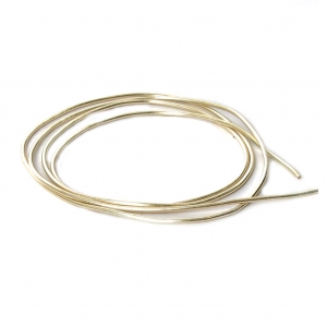 Cannetille lisse pour broderie - création broches & bijoux brodés 1 mm Gold