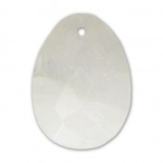 Pendentif facetté ovale 20x15 mm en pierre gemme Moonstone Rainbow x1|raw }}