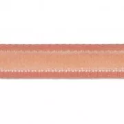 Ruban velours décor double face 10 mm Orange clair x1m
