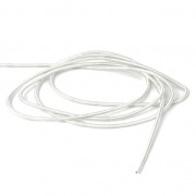 Cannetille lisse pour broderie - création broches & bijoux brodés 1 mm White Met