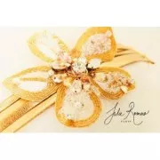 Cannetille lisse pour broderie - création broches & bijoux brodés 1 mm Rose Gold