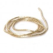 Cannetille frisée pour broderie - broches & bijoux brodés 1 mm - Light Gold x5g|raw }}