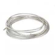 Jaseron pour broderie - création de broches & bijoux brodés 1 mm Silver x1m