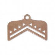 Embout pour tissage de perles Miyuki 11/0 exclu Perles&co 18 mm éthnique doré rose|raw }}