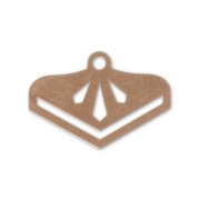 Embout pour tissage de perles Miyuki 11/0 exclu Perles & co 18 mm bohème doré rose