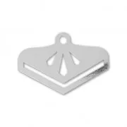 Embout pour tissage de perles Miyuki 11/0 exclu Perles & co 18 mm bohème argenté