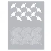 Silk Screen Graine Créative pour Pâte polymère 114x153mm - Motif Wax