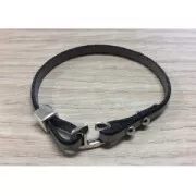 Fermoirs à visser 4 mm pour lacet 5 mm Placage Argent fin vieilli x2