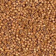 Miyuki Delica Duracoat 11/0 DB1833F - Galvanized Yellow Gold Mat x8g