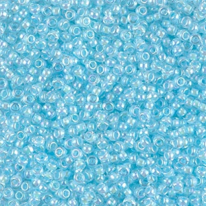 Rocaille Miyuki 11/0 278 - Crystal AB Aqua Lined x8g