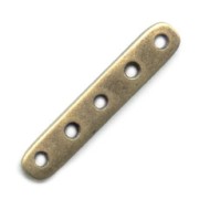 Intercalaires 5 rangs 30x6 mm bronze x5|raw }}