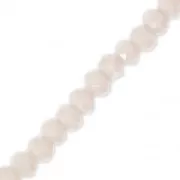 Peach - Perles rondelles facettées - rondes aplaties -3.5x3 mm Peach Puff x32cm Perles rondelles facettées - rondes aplaties -3.5x3 mm Peach Puff x32cm